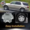For 4x Wheels Center Hub Caps for Sequoia 17 Inch 10 Spoke 2003–2006 42603-AF030 Wheel Hub Cover Replacement