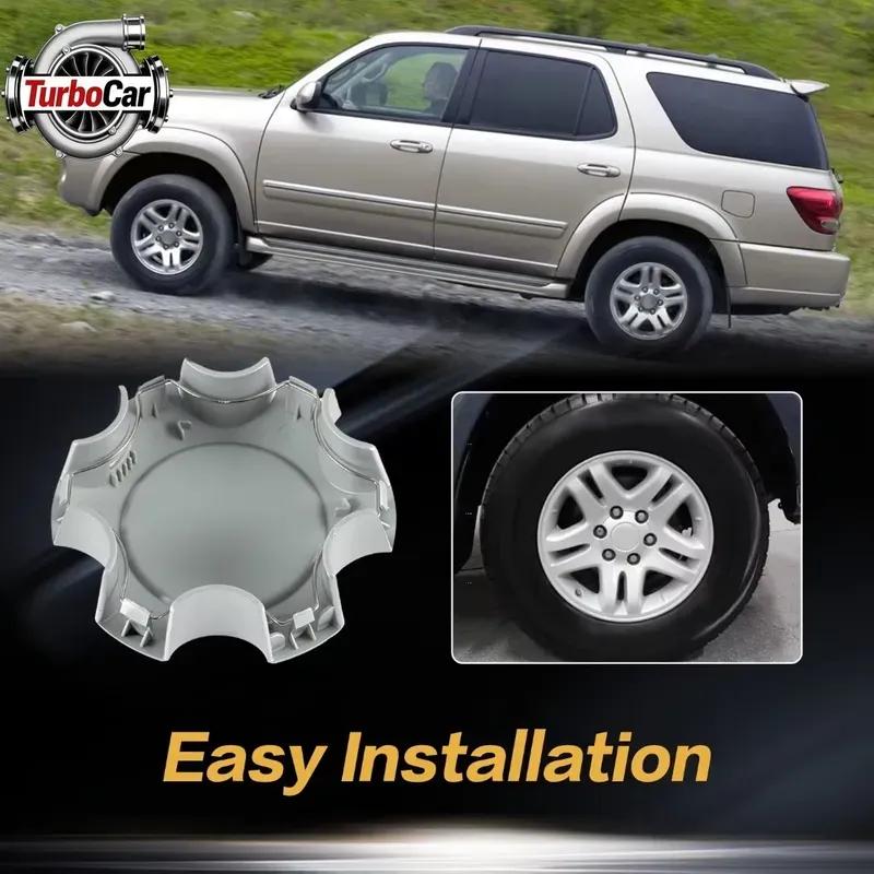 For 4x Wheels Center Hub Caps for Sequoia 17 Inch 10 Spoke 2003–2006 42603-AF030 Wheel Hub Cover Replacement