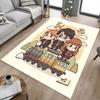 1PC Harry Potter train Non-Slip Floor carpet, suitable for Office, bedroomand playrooms. It can also be used as a sofa footrest cover-T54