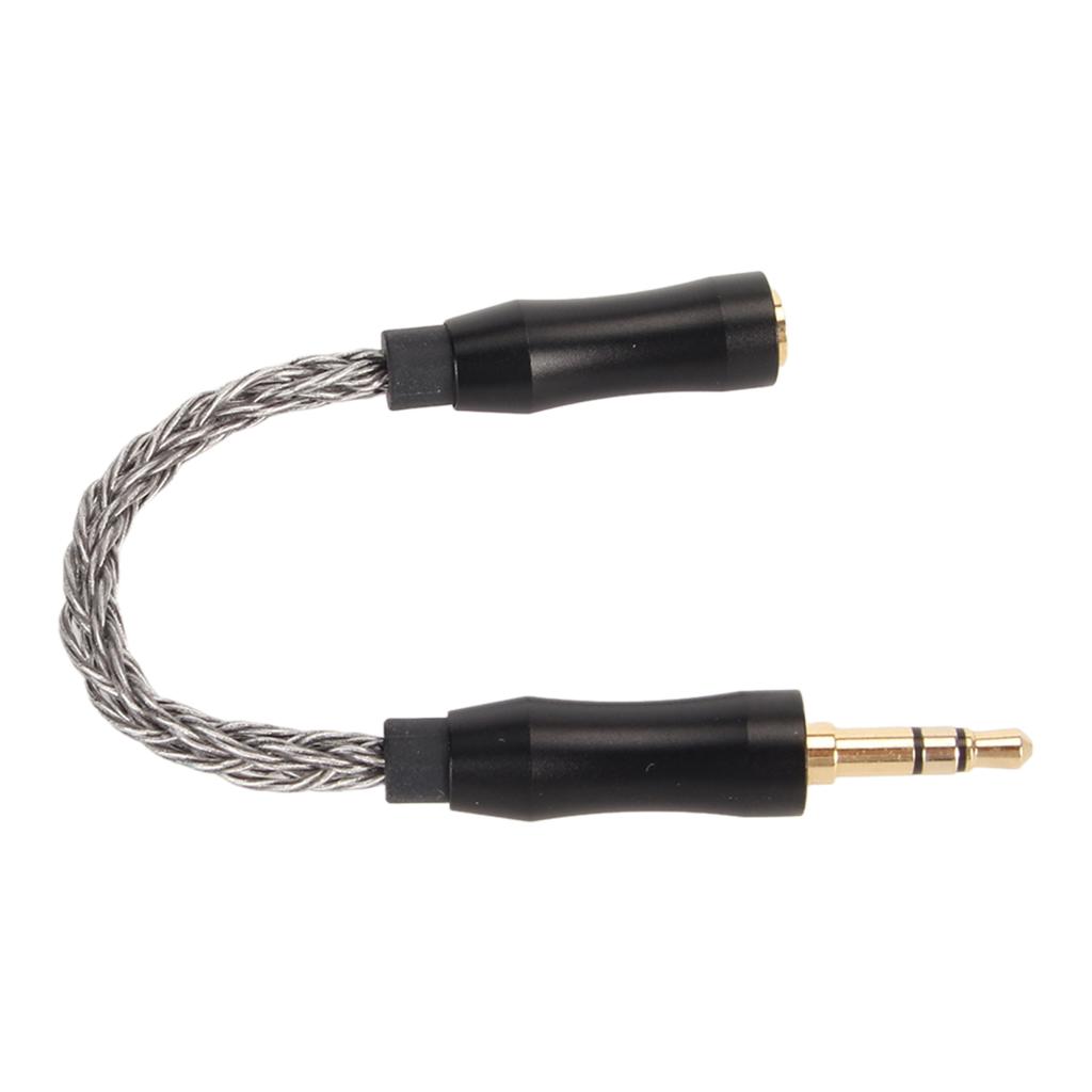 2.5mm To 3.5mm Sound Cable Female To Male Single Crystal Copper Core Gold Plated Connector