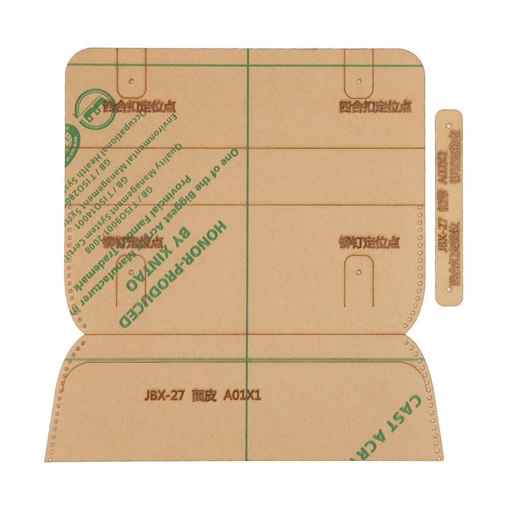 JBX-27 Шаблон сумки для ручек Ручка для детей и студентов Прозрачный акриловый узор