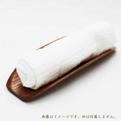 Накамура Осибори (Клетчатые полотенца), Коммерческое использование, Упаковка из 10 штук, 100% хлопок, Белый, 28 x 28 см