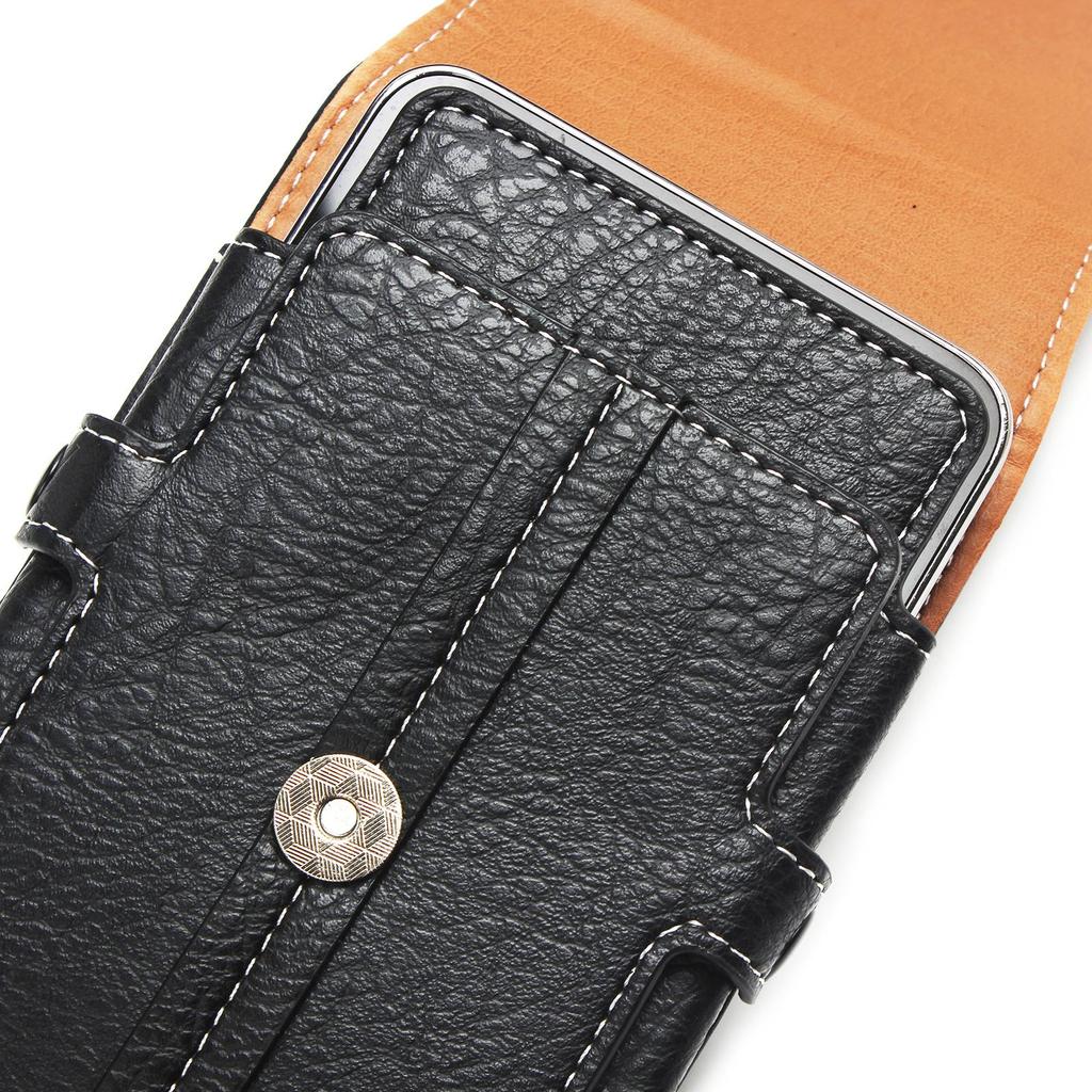 Наружный крючок, кожаный кошелек для карт, чехол для телефона, мужская подвесная поясная сумка, поясная сумка для инструментов для iPhone 12 Pro Samsung Huawei Xiaomi Redmi, зажим для ремня, чехол-кобура