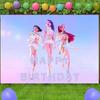 Happy Birthday Party Banner KPop Demon Hunters Suitable Birthday Parties For Boys And Girls Room Celebration Decoration.