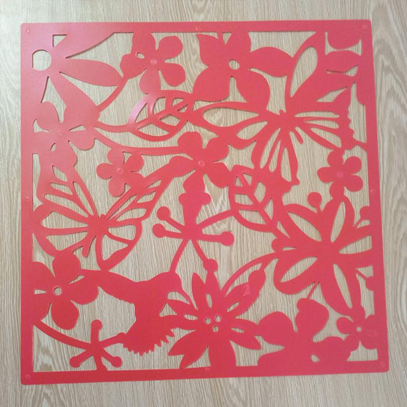 Домашнее модное украшение 4/8 шт. бабочка птица цветок подвесной экран перегородка занавеска для комнаты