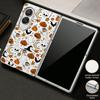 Чехол-фонарик из тыквы на Хэллоуин Для Samsung Z Fold 8 Ultra 7 6 5 4 Роскошное покрытие Гальваническое кожаная накладка Чехол для телефона Для Galaxy Z Fold8 Fold7 Fold6 Fold5