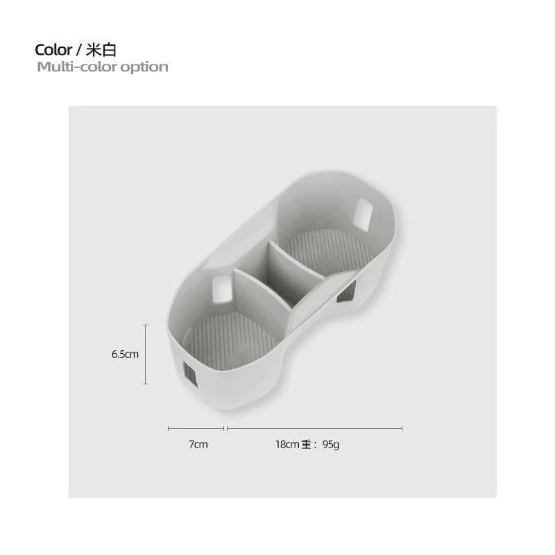 For ZEEKR 009 2023 2024 2025 Silicone Central Control Panel Water Cup Fixing Rack, Cup Holder Anti-slip Decoration Accessories
