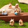 Мультфильм Милая Капибара Мини Украшения Миниатюрные Фигурки Творческие Украшения Для Дома Сделай Сам Аксессуары Кавайные Украшения Для Рабочего Стола Подарок