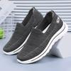 Мужские летние повседневные кроссовки. Нескользящие дышащие вязаные прогулочные туфли. Легкие лоферы с низким берцем. Рабочая обувь для мужчин. Удобные кроссовки.