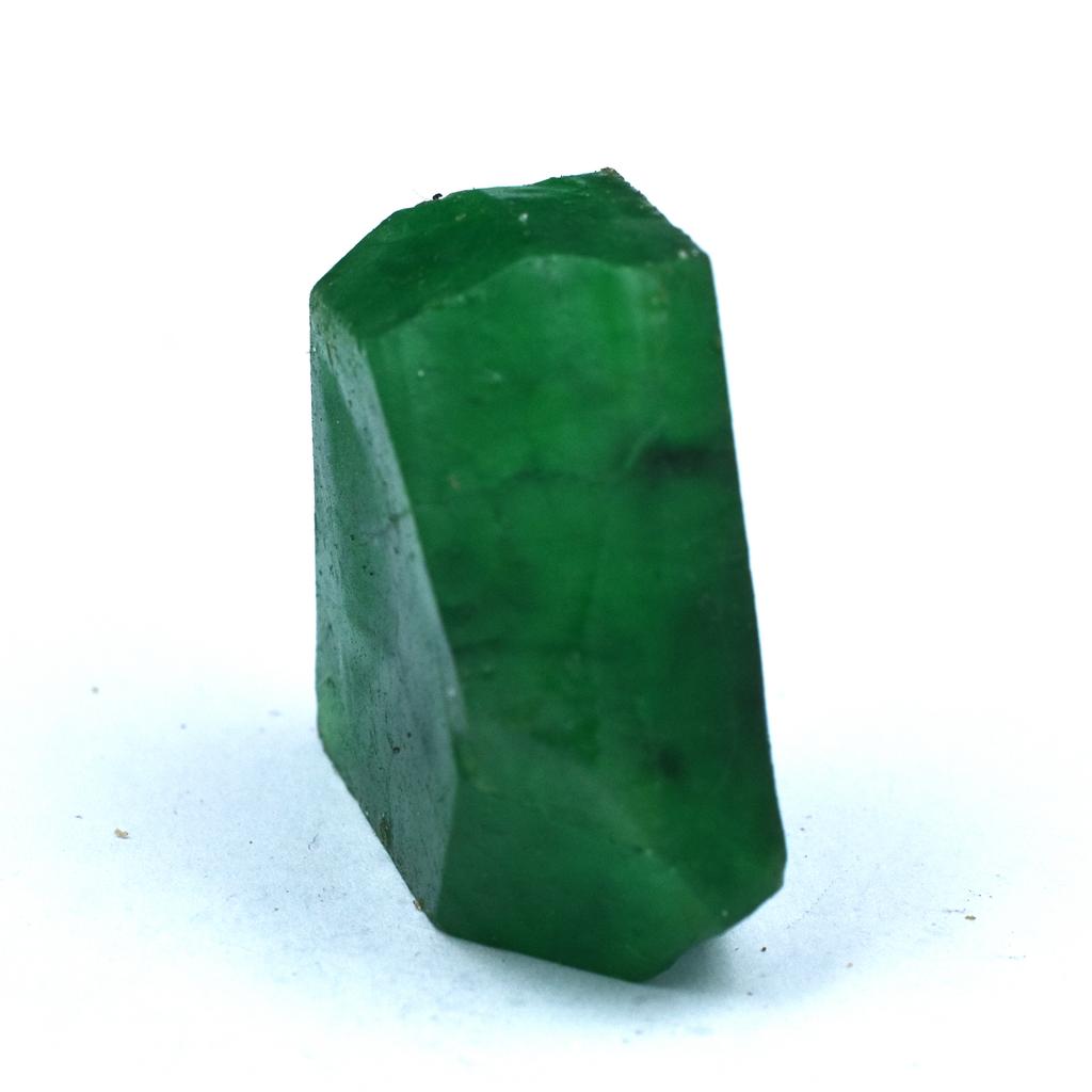 Natural Green Emerald Loose Gemstone 263.6 ct Raw Uncut Rough for Lapidary and Gem Collections