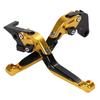 Nakira Brake Clutch Lever Set FZ07 MT07 FJ09 MT09 Tracer FZ10 MT10 SR FZ1 FZ8 FZ6R FZ6 / 14-19/ FAZER/NIKEN 2019/ / (Gold)