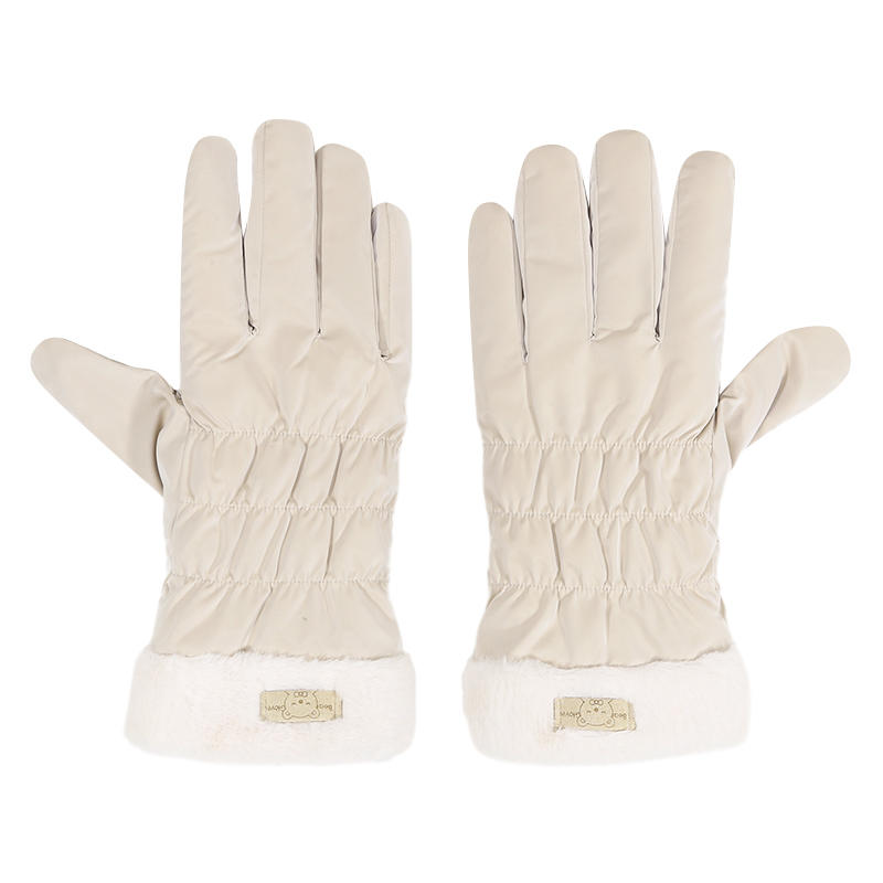 Женские зимние утепленные ветрозащитные лыжные перчатки Теплые водонепроницаемые перчатки с сенсорным экраном для катания, лыж, занятий спортом на открытом воздухе