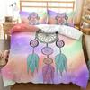 Dream Catcher Bedding Set Elegant Bohemian Duvet Cover Queen 240x220 Ethnic Quilt Cover Single Double King Comforter Bed Cover