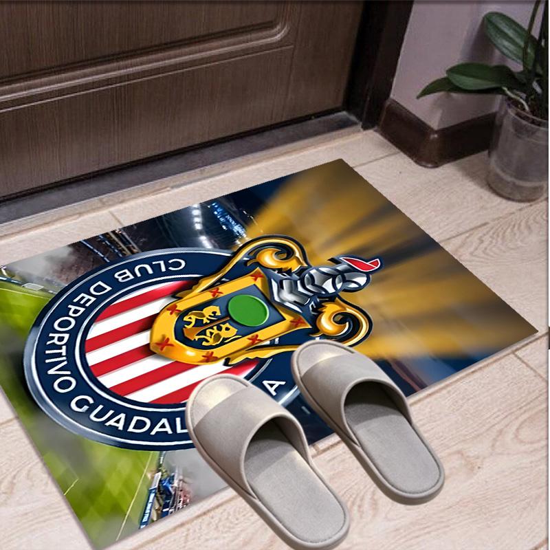 Club Deportivo Guadalajara Pattern Rug, Indoor/Outdoor Mat, for Picnic, Gameroom, Bedroom, Office, Living Room, Home Decor Carpet, Birthday Gift