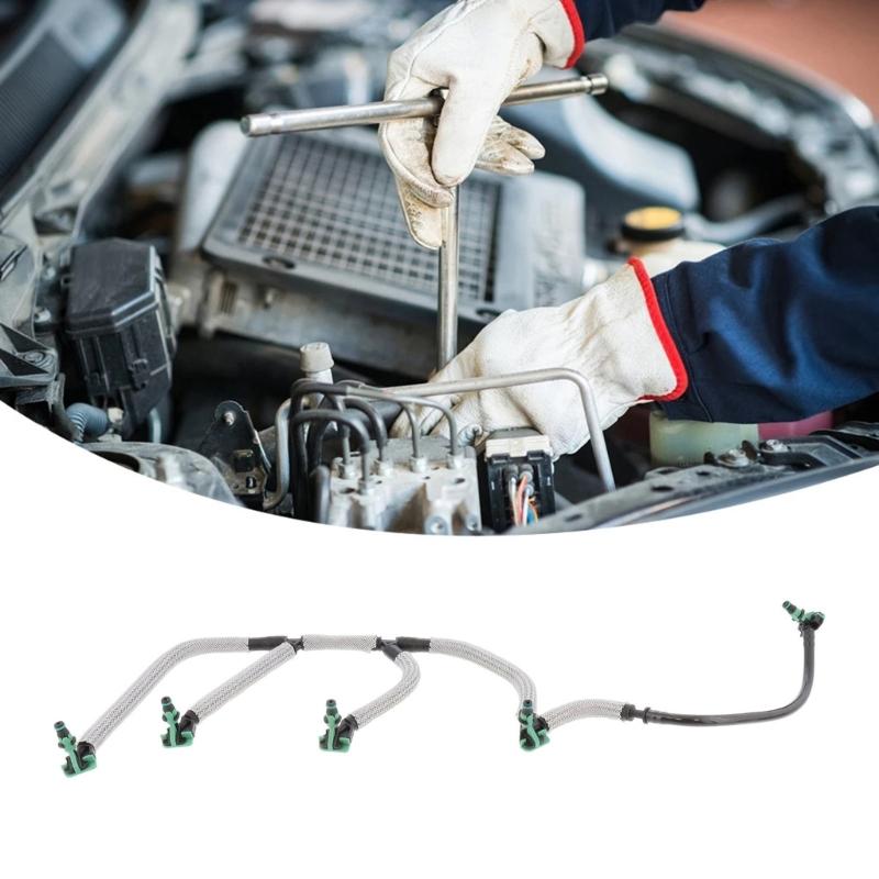 Efficient High Temperature Resistant Fuel Injector Oil Return Tube for 9674231880 9844585580 Engines with Optimally Fit