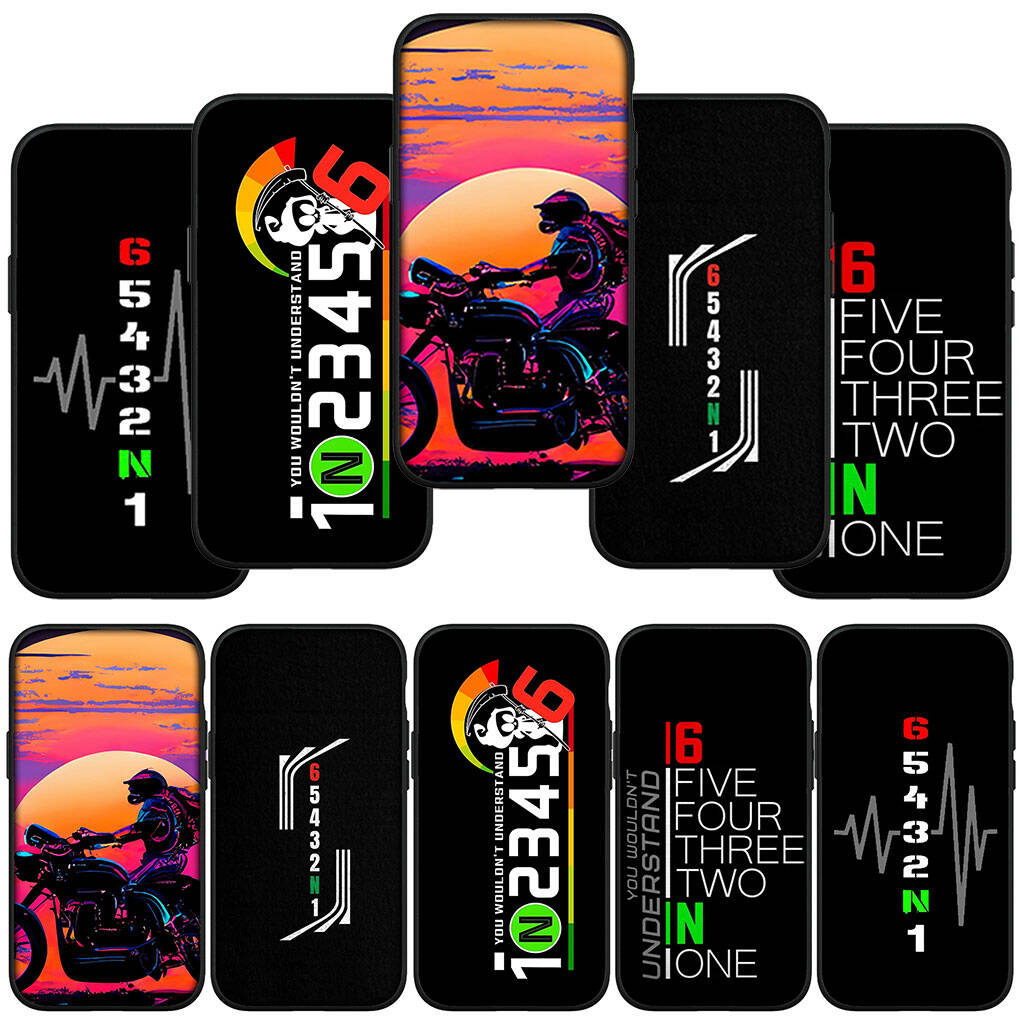 Phone Case for iPhone 17 16 15 Plus Huawei P30 P20 Lite Redmi Note 14 12 11 13 Pro Max OPPO A60 A80 A40 A18 A38 A54 Motorcycle Motorbike 1N23456 Cover