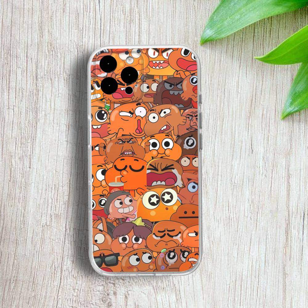 A-Amazing W-World Gumball Phone Case For iPhone 17,16,15,14,13,12,11 Pro,Max,Plus,X,XS,XR,SE4,E Mini Transparent Soft Cover