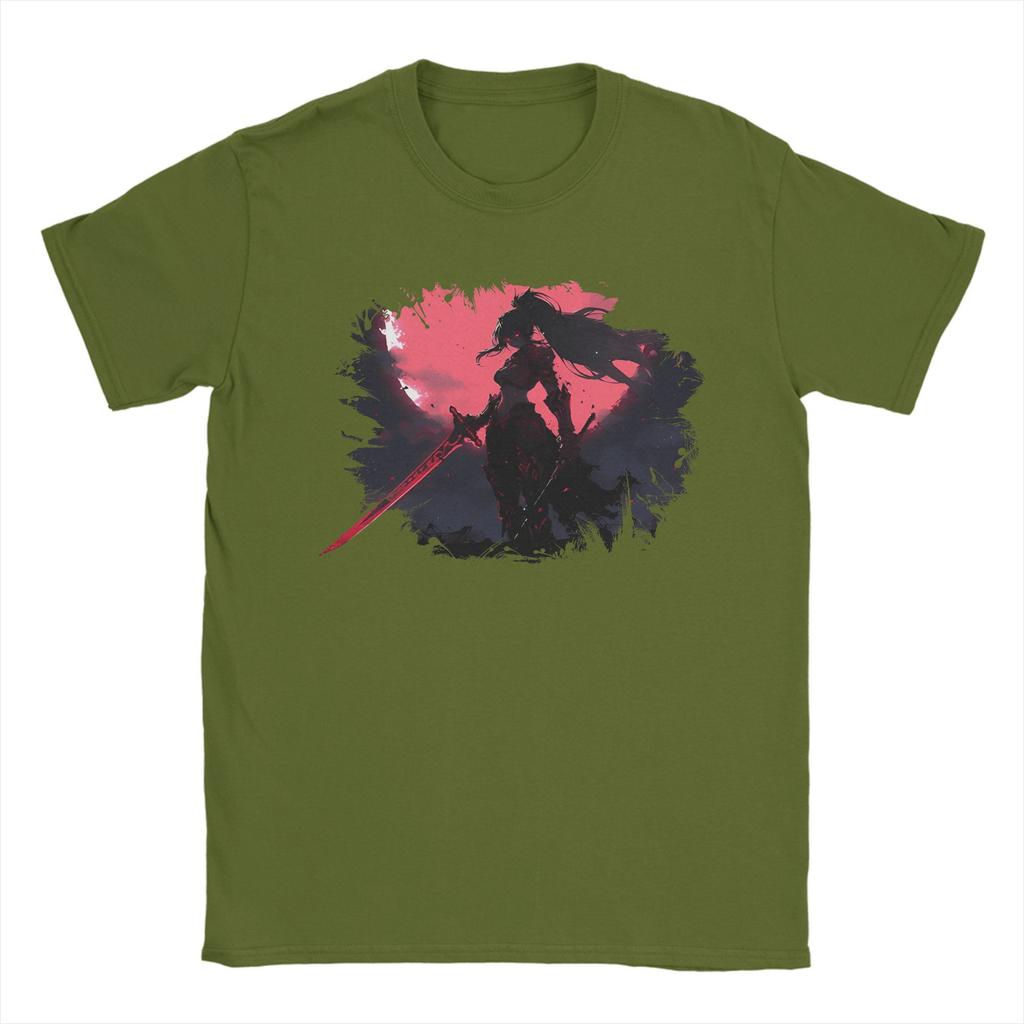 Vintage Stellar Blade T-Shirt Men Crew Neck Pure Cotton T Shirt Eve Short Sleeve Tee Shirt Gift Idea Clothing