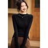 Women's Elegant Luxury Cashmere Blend Half-High Neck Sweater