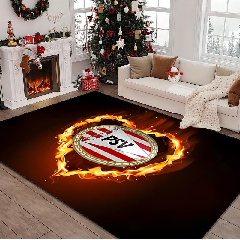 1 шт. ковер Psv Eindhoven Герб Ковер, Коврик для стула, Ковер для зоны Office Спальня гостиные спальня, Декор коврик для двери Рождественские подарки для фанатов