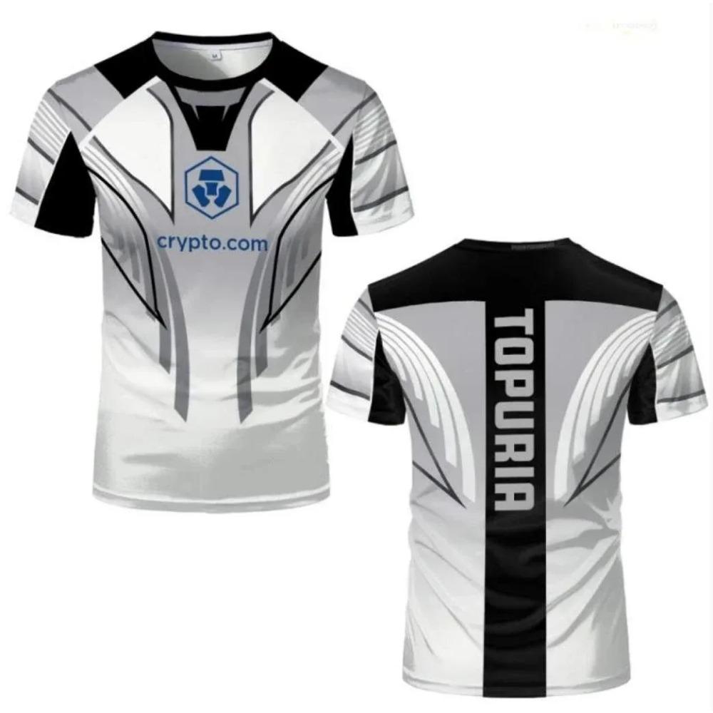 2024 Fighting Competition T-shirt Men's and Women's 3D Printed Top Summer Round Neck Sportswear Men's Outdoor Short Sleeved Top