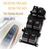 Car Accessories for Honda Accord 2008 2009 2010 2011 2012 Electric Power Window Switch Glass Lifter Control Button Auto Parts