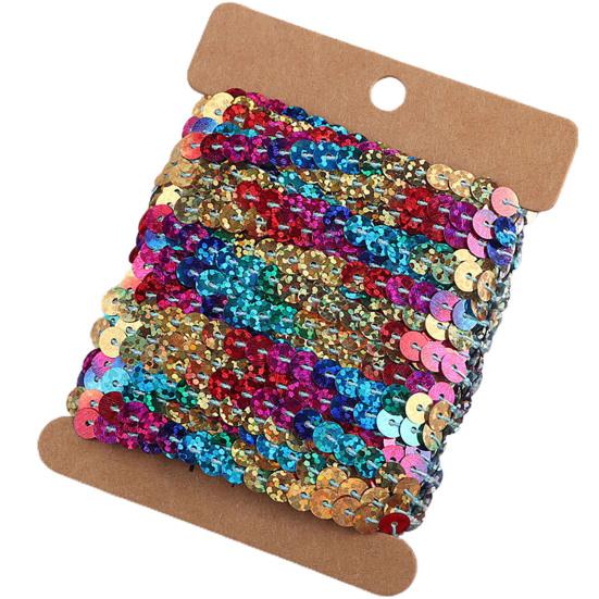 1 рулон отделки блестками, глянцевый режущий стол, 10 ярдов, швейные поделки, лента с блестками, сделай сам, тканевый аксессуар