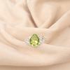 Натуральный Перидот Драгоценный Камень 925 Стерлинговое Серебро Ювелирные Изделия Кольцо Ручной Работы Подарок для Мамы RR-46-14