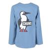 Футболка детская с длинным рукавом и логотипом Retro Booby Brushed Boys Blue [Chums] Lt.