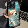 Чехол для телефона iPhone 17 Air 16E 15 16 Pro Max Корги Собака Милый Чехол 14 Plus 13 12 Mini Мягкий Силиконовый Fundas