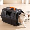 Pet Carrier Cat Carrier Dog Cage Hard Carrier with Handle Indoor House IATA Standard Outing Travel Size Small To Medium Dogs Air Transport Compatible