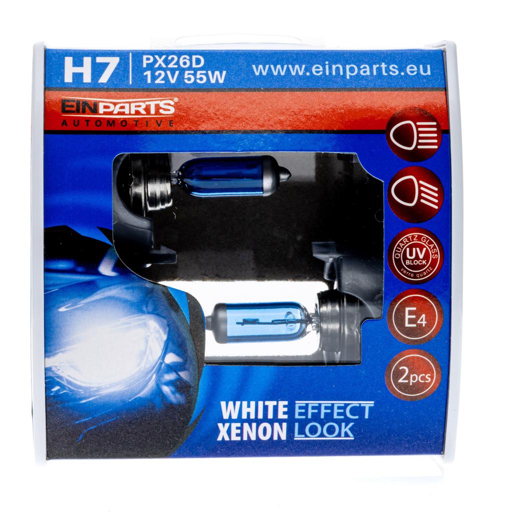Einparts Галогенные лампы H7 12V 6000K Холодный белый 55W Px26D, 2 шт
