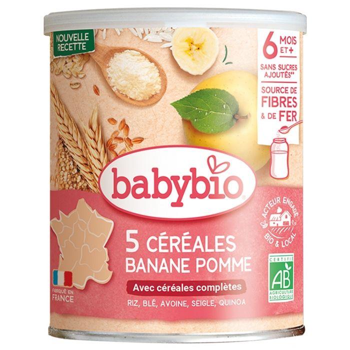 Babybio céréales 3 fruits avec quinoa 6 mois et + 220g