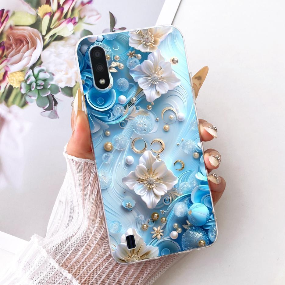 Чехол для Samsung Galaxy A01 SM-A015F Роскошный Чехол с Рисунком Дерево и Бабочки Мягкий Силиконовый Чехол для Samsung A01 M 01 Galaxy M01 Сумки