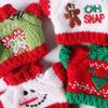 Small Animal Holiday Outfit Christmas Hamster Sweater Soft Knitted Cute Outfit Cozy Sugar Glider Warm Apparel Turtleneck Festive Winter Clothes for