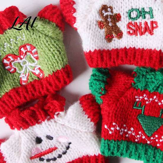 Small Animal Holiday Outfit Christmas Hamster Sweater Soft Knitted Cute Outfit Cozy Sugar Glider Warm Apparel Turtleneck Festive Winter Clothes for