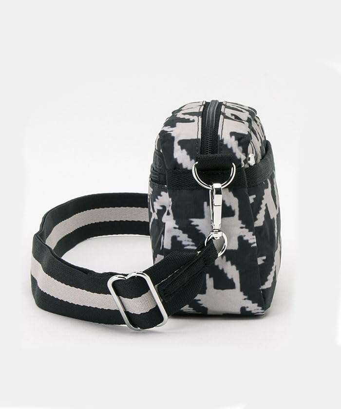 Официальная наплечная сумка PHONE Гусиная лапка [LeSportsac] E/W КРОССБОДИ/1596 Женская Черный/Бежевый