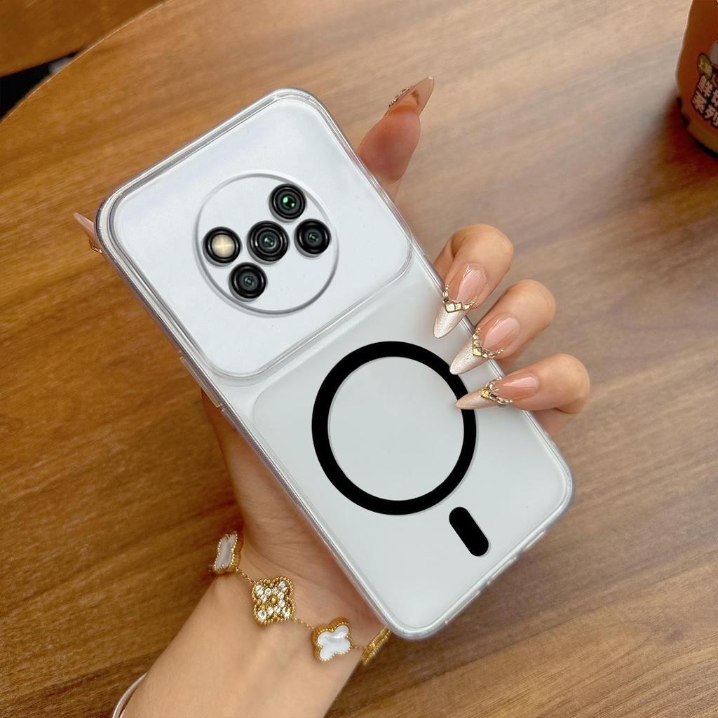 Чехол для Xiaomi POCO X3 Pro NFC Матовый с защитой от отпечатков пальцев Окно для большой камеры Прозрачная окантовка Корпус