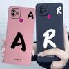 Для Itel P36 W6501 Чехол Счастливой Первой Буквой Мягкий Силиконовый Ударопрочный Матовый Чехол Для Itel Vision 1 Plus P 36 ITELP36 Чехол
