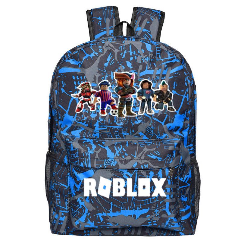 Детский школьный рюкзак Roblox с большим объемом и прочным нейлоновым материалом