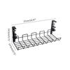 Подстольный стеллаж для хранения вещей Лоток для укладки кабелей Настольный держатель для розеток Подвесная стойка Отделка линии Домашний офис Органайзеры для проводов