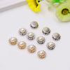 Clothing Decorations Apparel Sewing Rhinestone Buttons Pearl Hairpins Pearl Button Hat Accessories
