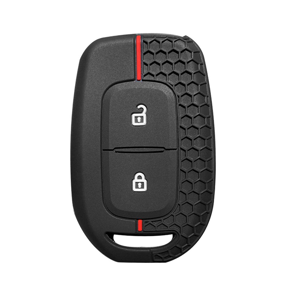 Для Renault Clio 5 Logan Stepway TWingo SS2 Talisman Duster Для Dacia Logan Силиконовый чехол для ключа автомобиля Брелок Чехол для ключа Пульт Защита