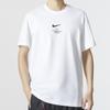 Nike Большая галочка в стиле ретро с буквенным принтом и логотипом Спортивная повседневная футболка с круглым вырезом с короткими рукавами и заниженными плечами Мужские топы Белый DZ2882-100