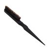 Teasing Back Hair Salon Brush Long and Short Evening Make Up Tangle Comb (Black)
