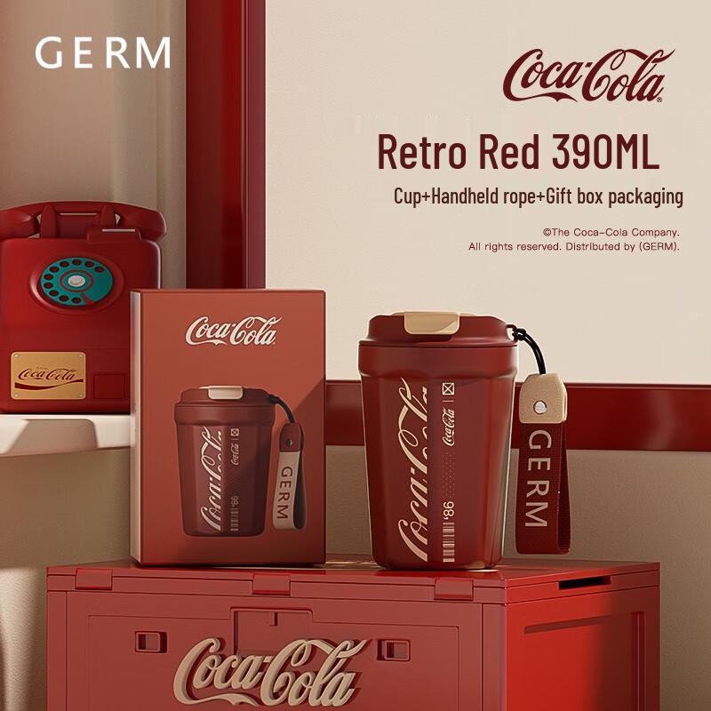 Gemi Coca-Cola 390ml Insulated Coffee Mug