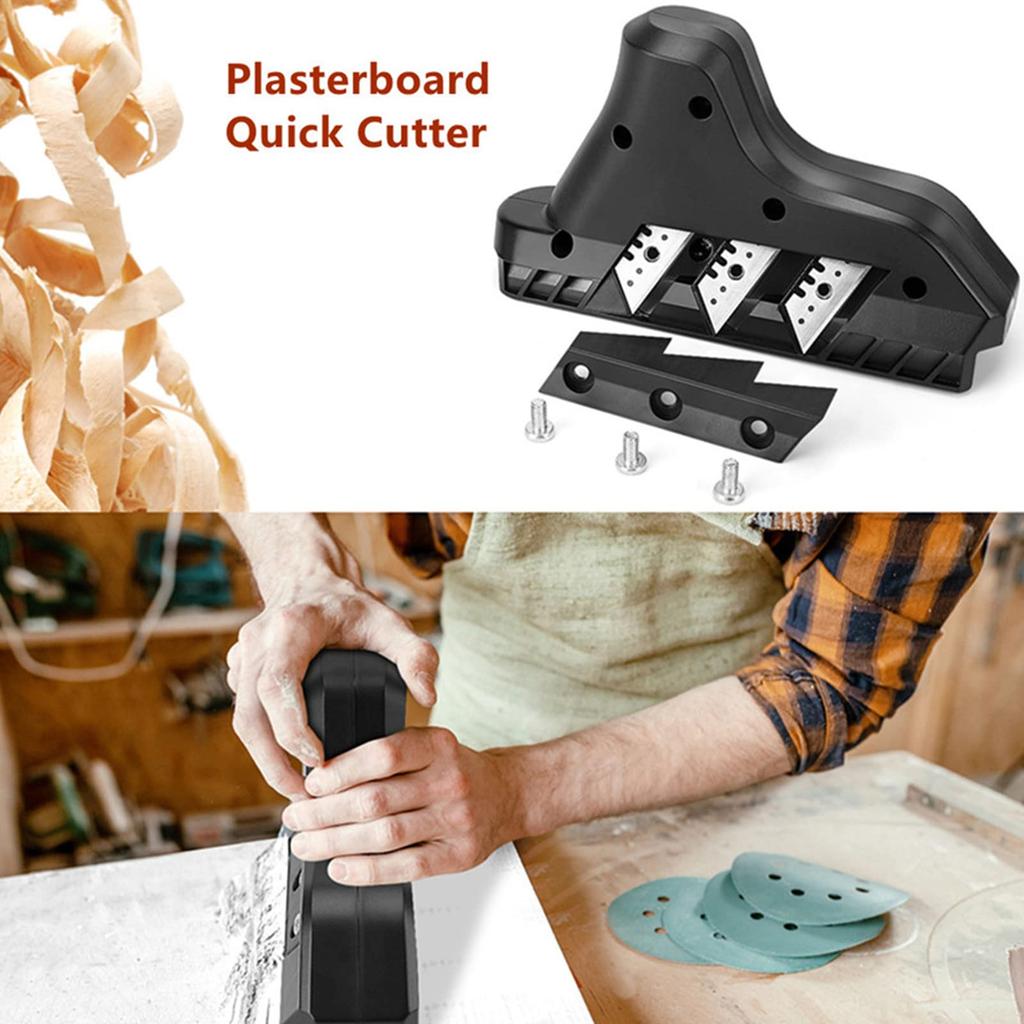 Quick Drywall Cutter with Blade Hand Plane Gypsum Board Drywall Edge Chamfer Woodworking Trimmer