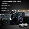 12.1-дюймовый автомобильный мультимедийный видеоплеер для Infiniti FX25 FX35 QX70 2009-2016 Навигация GPS Android12 8 ядер CarPlay 4G 360-градусная камера