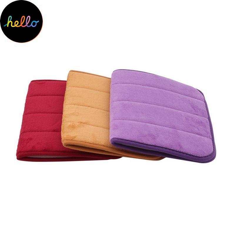 Home Supplies Home Soft Absorbent Memory Foam Bath Mats Bathroom Carpets Non-Slip Rug