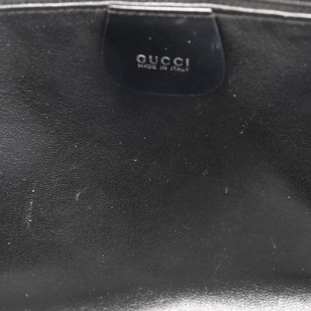 Gucci Old Gucci Tote Bag 000.2296.0528 Black Harako Women Used